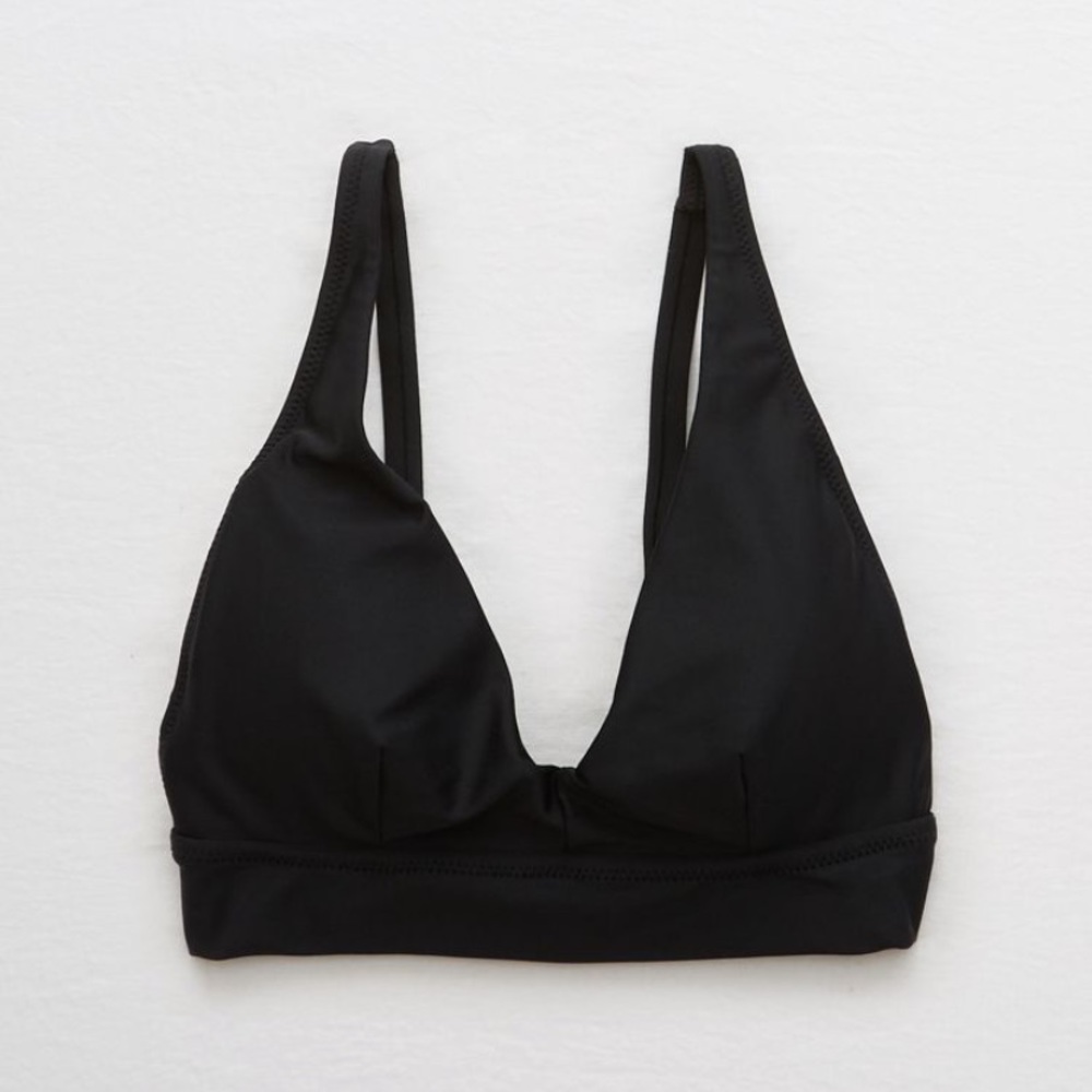 Aerie Longline V Scoop Bikini Top
